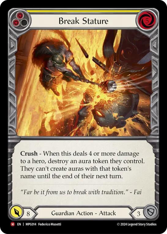 Break Stature [MPG014] (Mastery Pack Guardian)  Rainbow Foil | The CG Realm