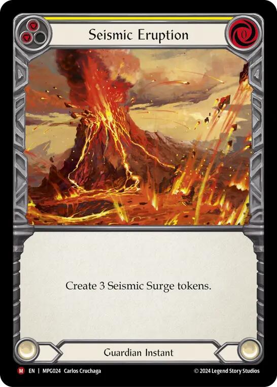 Seismic Eruption [MPG024] (Mastery Pack Guardian)  Rainbow Foil | The CG Realm