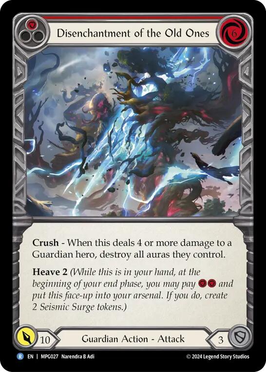 Disenchantment of the Old Ones [MPG027] (Mastery Pack Guardian)  Rainbow Foil | The CG Realm