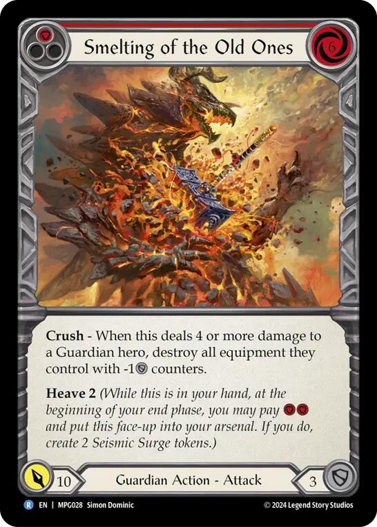 Smelting of the Old Ones [MPG028] (Mastery Pack Guardian)  Rainbow Foil | The CG Realm