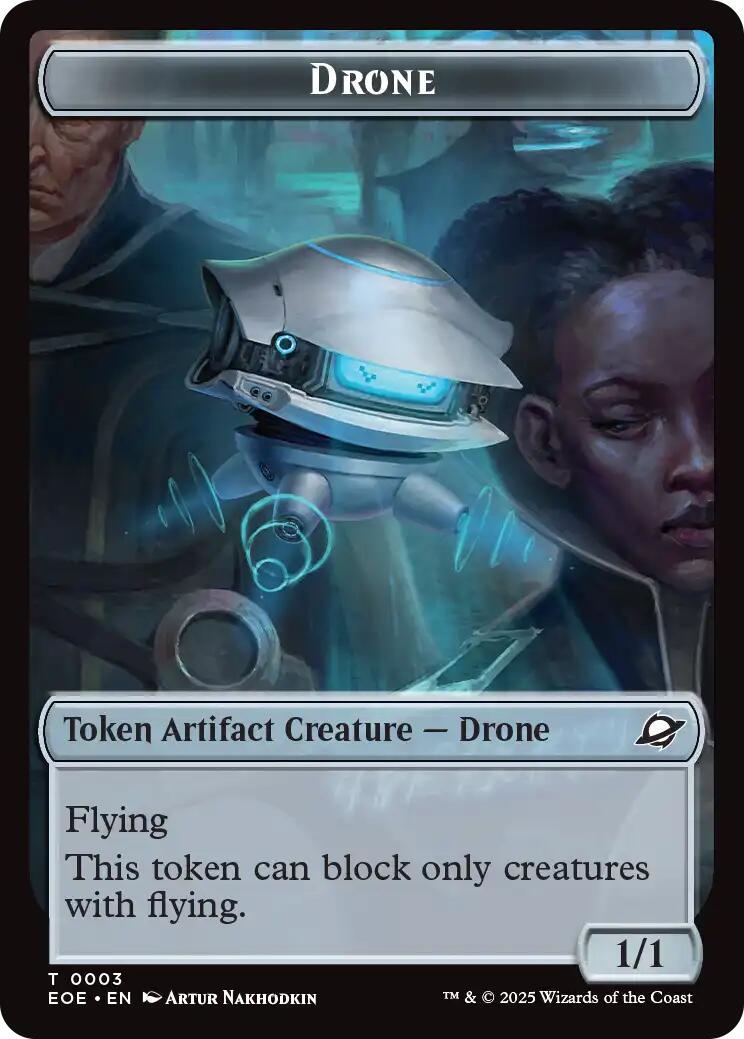 Drone // Lander (0005) Doubled-Sided Token [Edge of Eternities Tokens] | The CG Realm