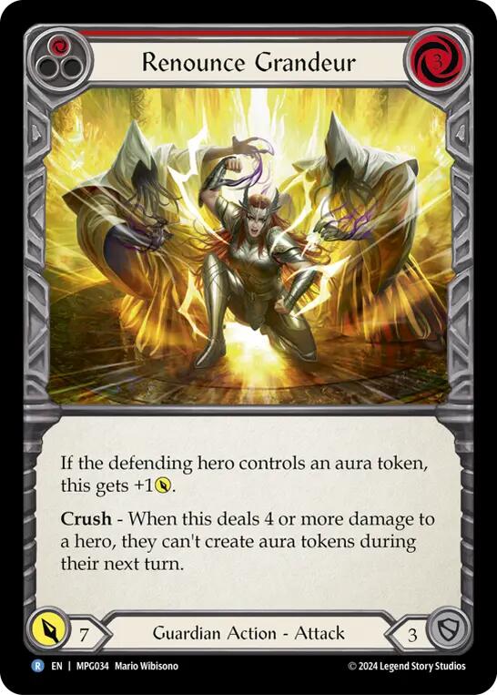 Renounce Grandeur [MPG034] (Mastery Pack Guardian) | The CG Realm