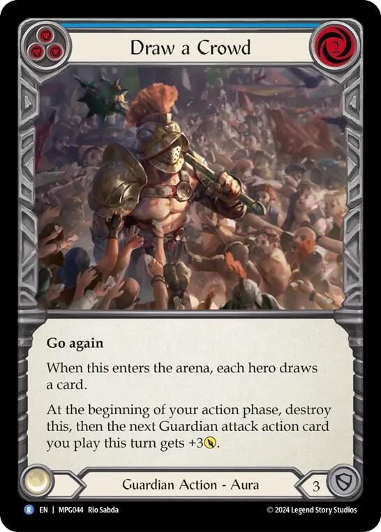 Draw a Crowd [MPG044] (Mastery Pack Guardian)  Rainbow Foil | The CG Realm