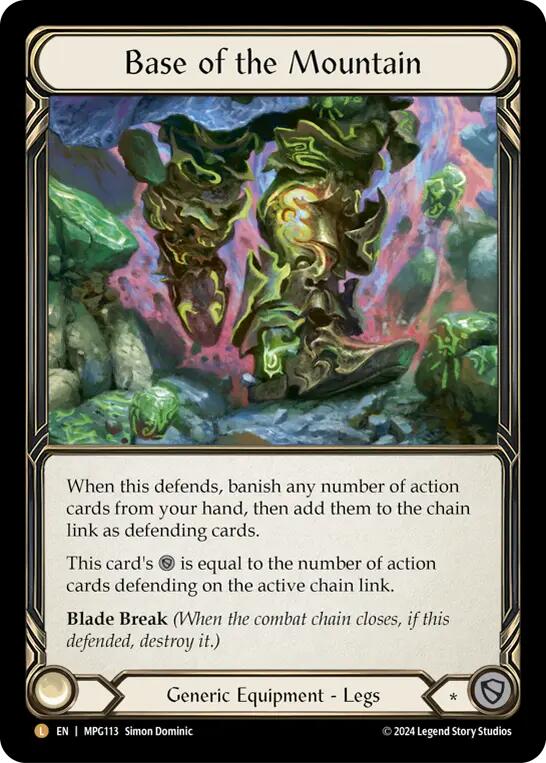 Base of the Mountain [MPG113] (Mastery Pack Guardian)  Rainbow Foil | The CG Realm