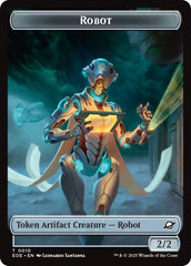 Robot // Lander (0007) Double-Sided Token [Edge of Eternities Tokens] | The CG Realm