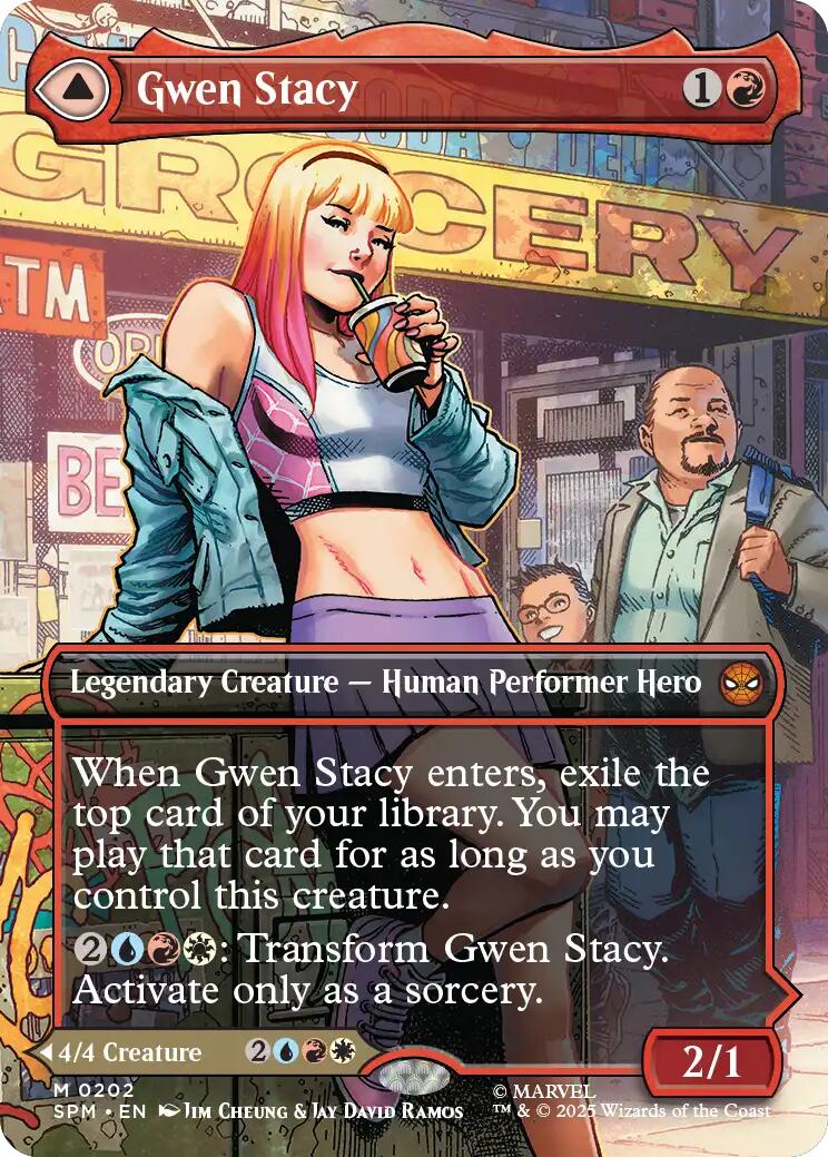Gwen Stacy (0202) (Borderless) (SPM-202) - Marvel's Spider-Man