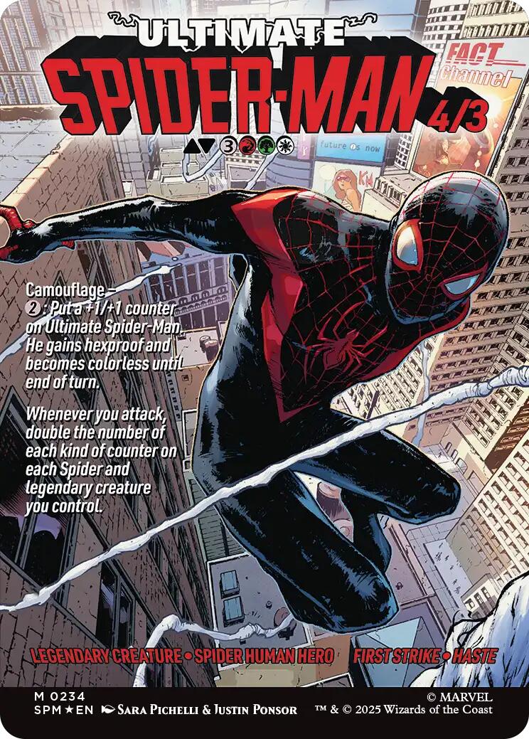 Miles Morales (0234) (Borderless) (SPM-234) - Marvel's Spider-Man Foil