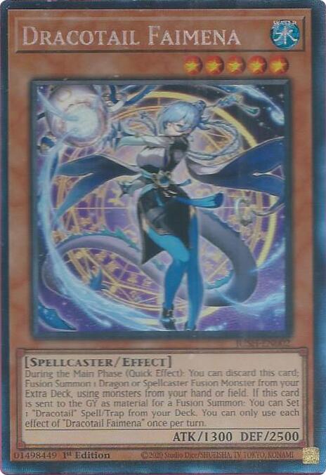 Dracotail Faimena (CR) [JUSH-EN002] Collector's Rare | The CG Realm