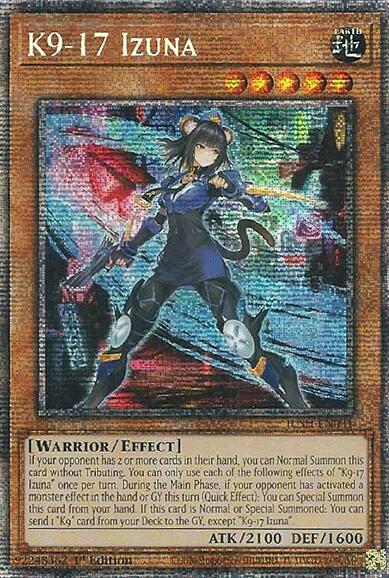 K9-17 Izuna (Starlight Rare) [JUSH-EN031] Starlight Rare | The CG Realm