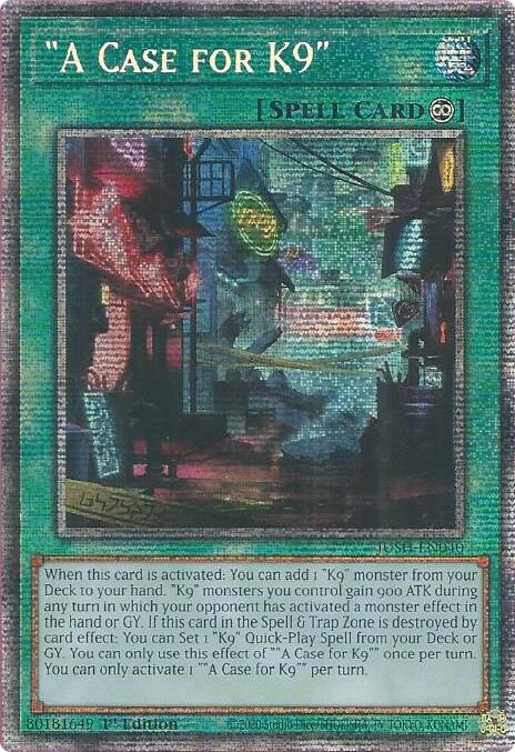 "A Case for K9" (Starlight Rare) [JUSH-EN040] Starlight Rare | The CG Realm