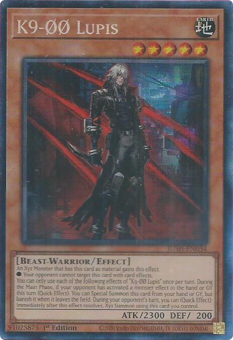 K9-00 Lupis (CR) [JUSH-EN034] Collector's Rare | The CG Realm