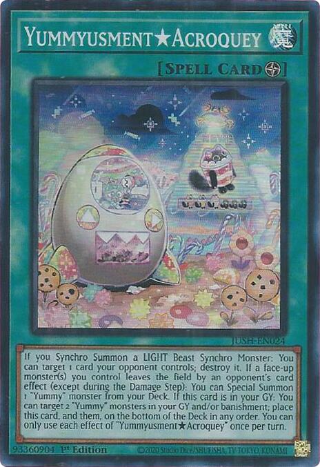 YummyusmentAcroquey (Super Rare) [JUSH-EN024] Super Rare | The CG Realm