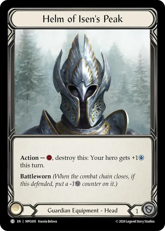 Helm of Isen's Peak [MPG005] (Mastery Pack Guardian) | The CG Realm