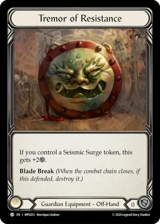 Tremor of Resistance [MPG012] (Mastery Pack Guardian) | The CG Realm