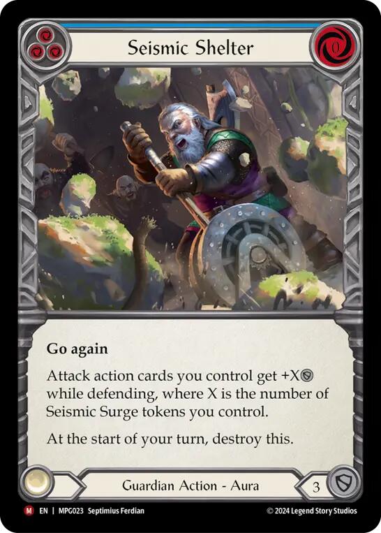 Seismic Shelter [MPG023] (Mastery Pack Guardian)  Rainbow Foil | The CG Realm