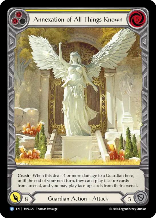 Annexation of All Things Known (Extended Art) [MPG029] (Mastery Pack Guardian)  Rainbow Foil | The CG Realm