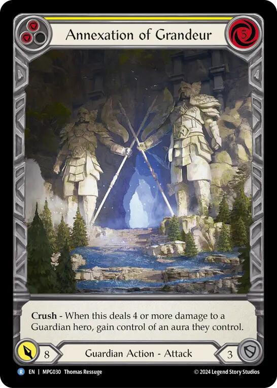 Annexation of Grandeur (Extended Art) [MPG030] (Mastery Pack Guardian)  Rainbow Foil | The CG Realm
