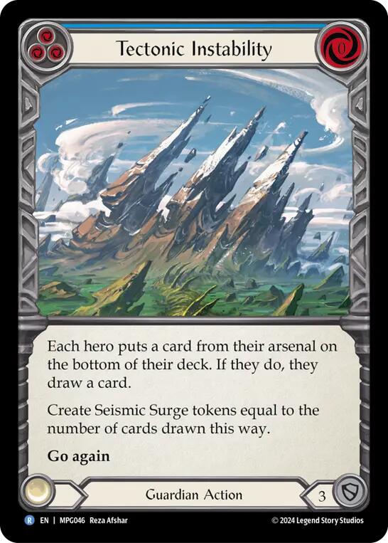 Tectonic Instability [MPG046] (Mastery Pack Guardian)  Rainbow Foil | The CG Realm