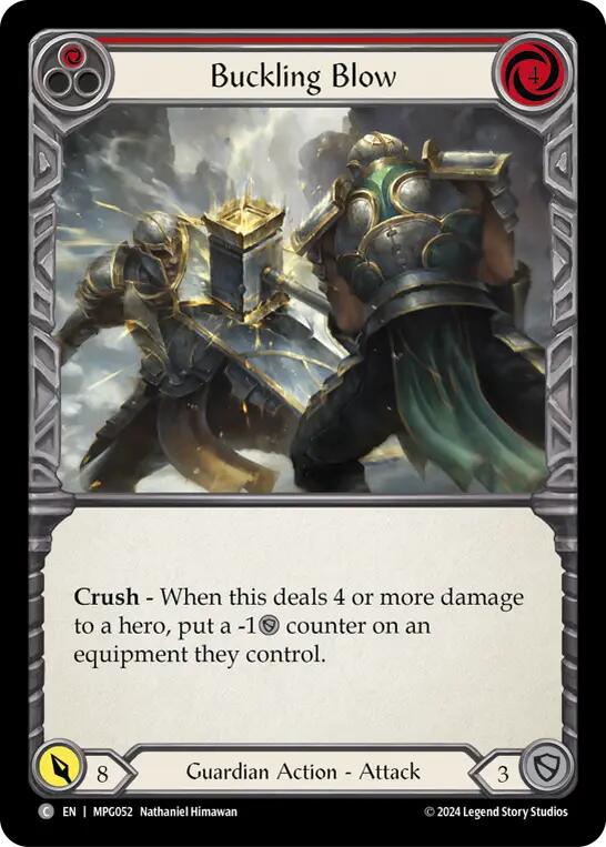 Buckling Blow (Red) [MPG052] (Mastery Pack Guardian) | The CG Realm