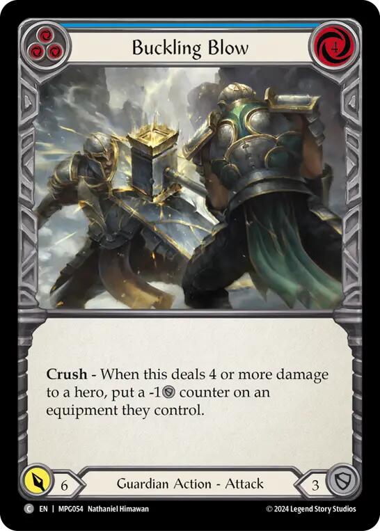 Buckling Blow (Blue) [MPG054] (Mastery Pack Guardian) | The CG Realm