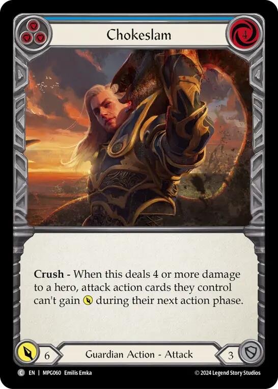Chokeslam (Blue) [MPG060] (Mastery Pack Guardian) | The CG Realm