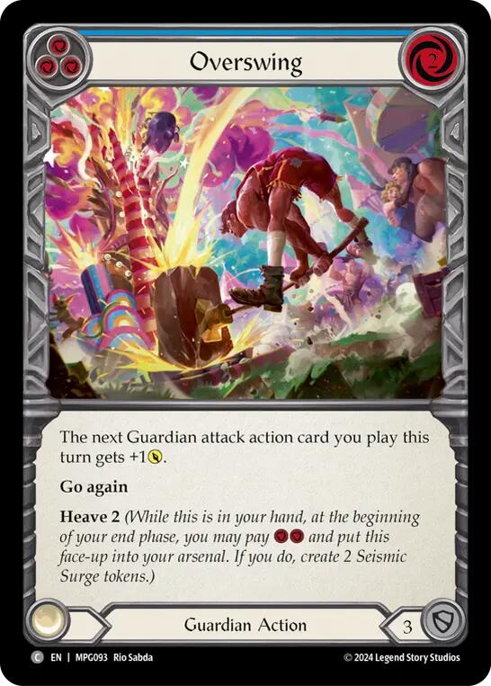 Overswing (Blue) [MPG093] (Mastery Pack Guardian) | The CG Realm