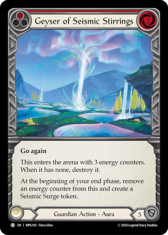 Geyser of Seismic Stirrings (Red) [MPG103] (Mastery Pack Guardian) | The CG Realm