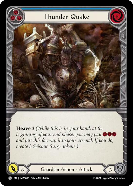 Thunder Quake (Blue) [MPG090] (Mastery Pack Guardian) | The CG Realm