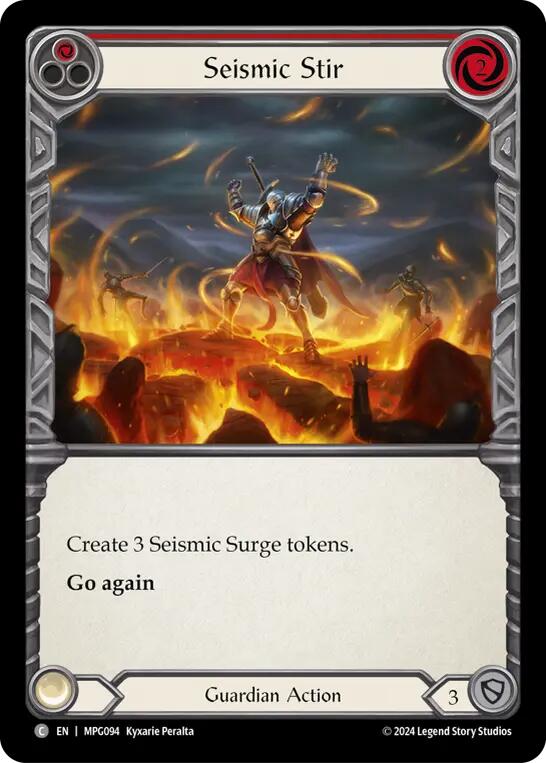 Seismic Stir (Red) [MPG094] (Mastery Pack Guardian) | The CG Realm