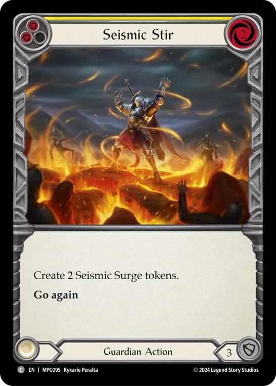 Seismic Stir (Yellow) [MPG095] (Mastery Pack Guardian) | The CG Realm