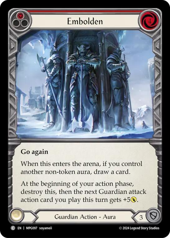 Embolden (Red) [MPG097] (Mastery Pack Guardian) | The CG Realm