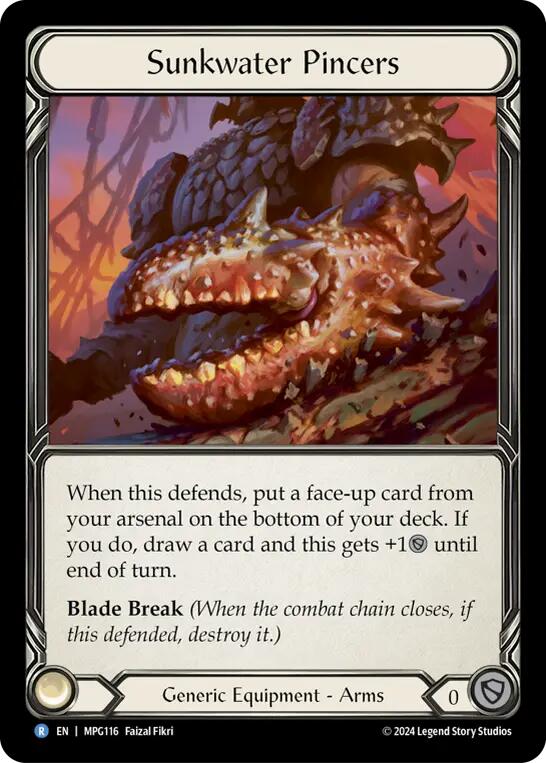 Sunkwater Pincers [MPG116] (Mastery Pack Guardian)  Cold Foil | The CG Realm