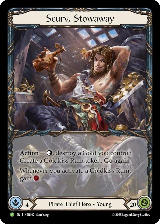 Scurv, Stowaway [HER142] (Promo)  Rainbow Foil | The CG Realm