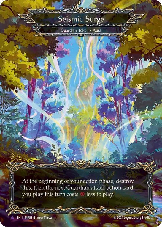 Seismic Surge (Forest) (Marvel) [MPG112] (Mastery Pack Guardian)  Cold Foil | The CG Realm