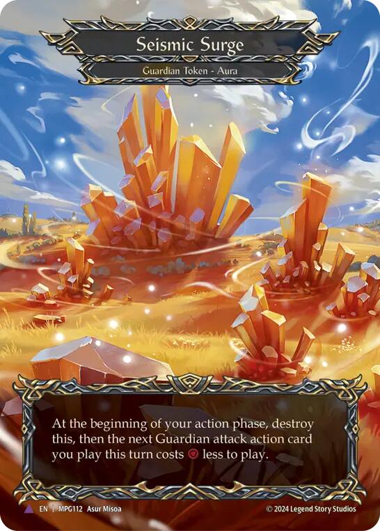 Seismic Surge (Crystal) (Marvel) [MPG112] (Mastery Pack Guardian)  Cold Foil | The CG Realm