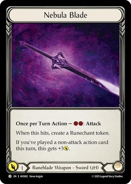 Nebula Blade [AVS002] (Armory Deck: Legends Viserai) | The CG Realm