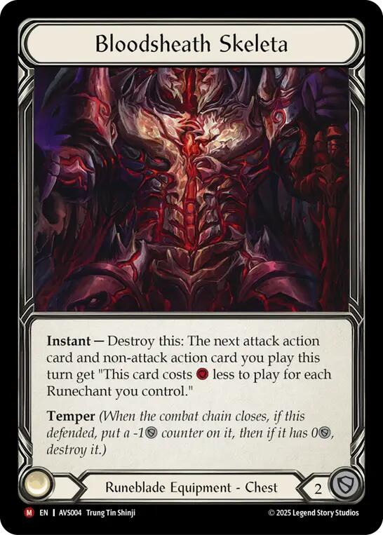 Bloodsheath Skeleta [AVS004] (Armory Deck: Legends Viserai) | The CG Realm