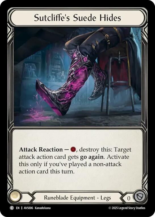 Sutcliffe's Suede Hides [AVS006] (Armory Deck: Legends Viserai) | The CG Realm