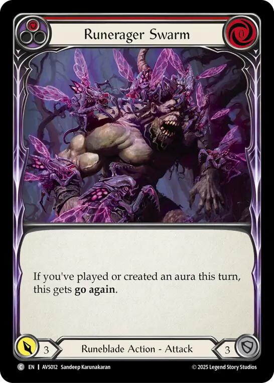 Runerager Swarm (Red) [AVS012] (Armory Deck: Legends Viserai) | The CG Realm