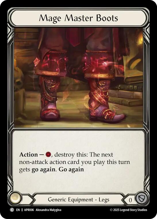 Mage Master Boots [APR006] (Armory Deck: Legends Prism) | The CG Realm