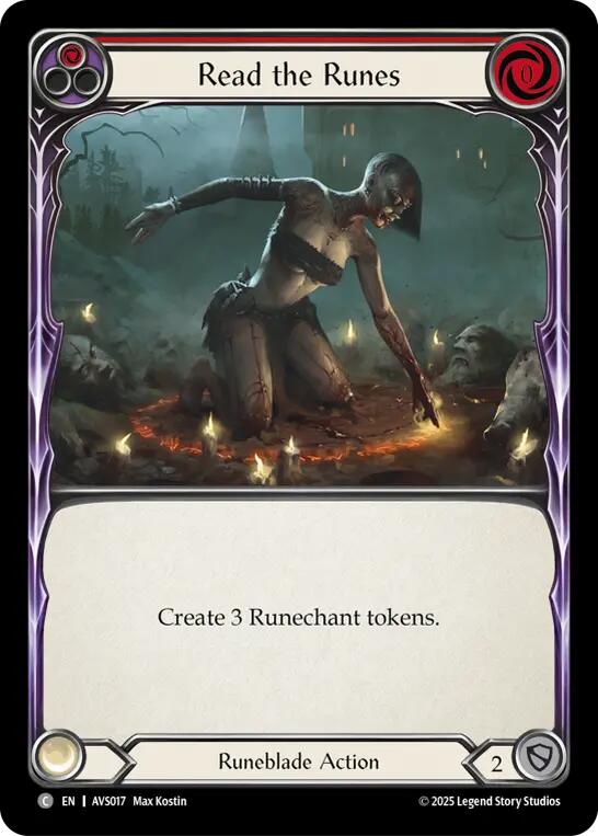 Read the Runes (Red) [AVS017] (Armory Deck: Legends Viserai) | The CG Realm