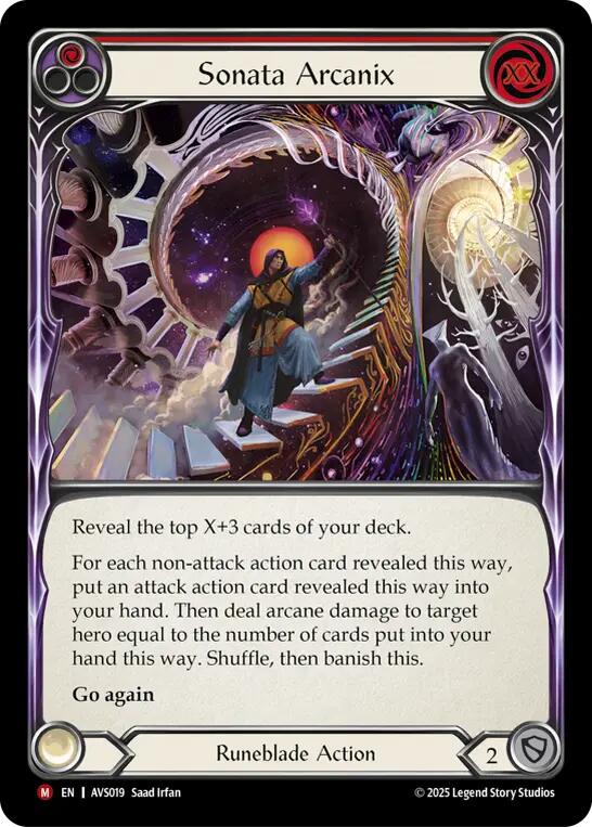 Sonata Arcanix (Red) [AVS019] (Armory Deck: Legends Viserai) | The CG Realm