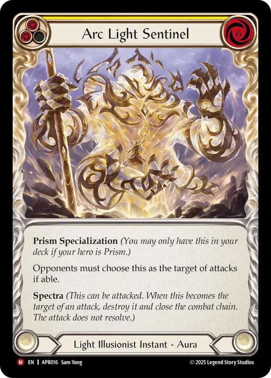 Arc Light Sentinel [APR016] (Armory Deck: Legends Prism) | The CG Realm