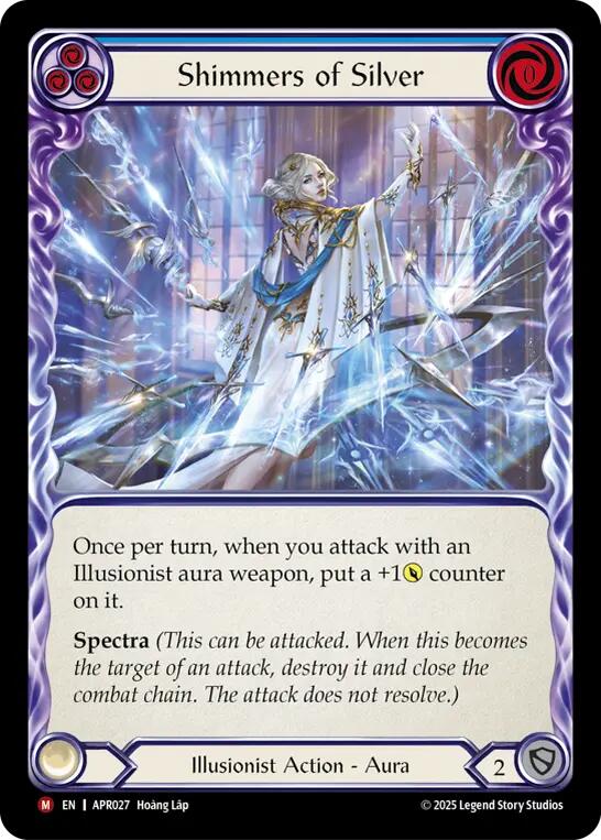 Shimmers of Silver [APR027] (Armory Deck: Legends Prism) | The CG Realm