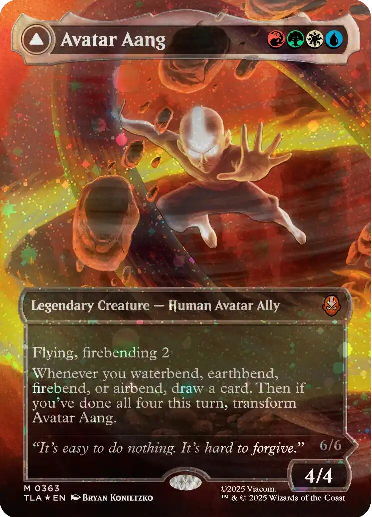 Avatar Aang (Raised Foil) [Avatar: The Last Airbender] | The CG Realm