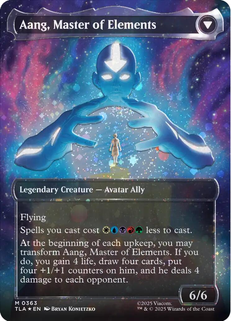 Avatar Aang (Raised Foil) (TLA-363) - Avatar: The Last Airbender Foil