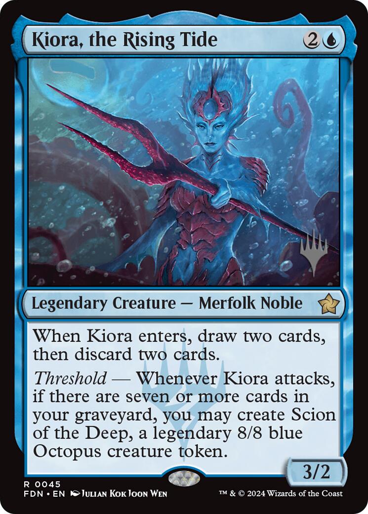 Kiora, the Rising Tide [Edge of Eternities Promo Pack] | The CG Realm