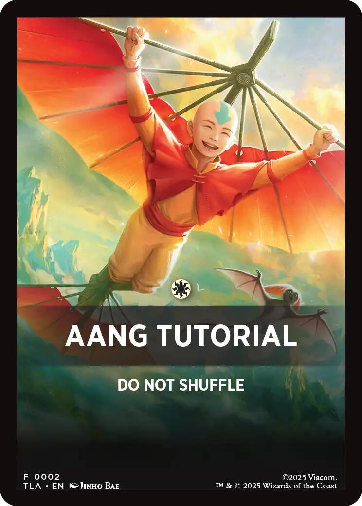 Aang Tutorial Theme Card [Avatar: The Last Airbender Tokens] | The CG Realm