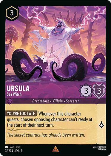 Ursula - Sea Witch (37/204) [Fabled] | The CG Realm