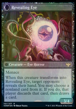 Concealing Curtains (PRE-101) - Innistrad: Crimson Vow Promos: (Double Faced Transform) Foil